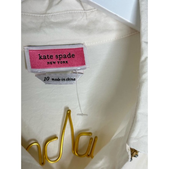 Kate Spade Taffeta Cosmo Shirt, 10 - Picture 13 of 13